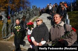 Траурное мероприятие в Минске, 22 октября 2018